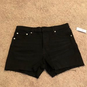 Gap Black 3” Denim Shorts
